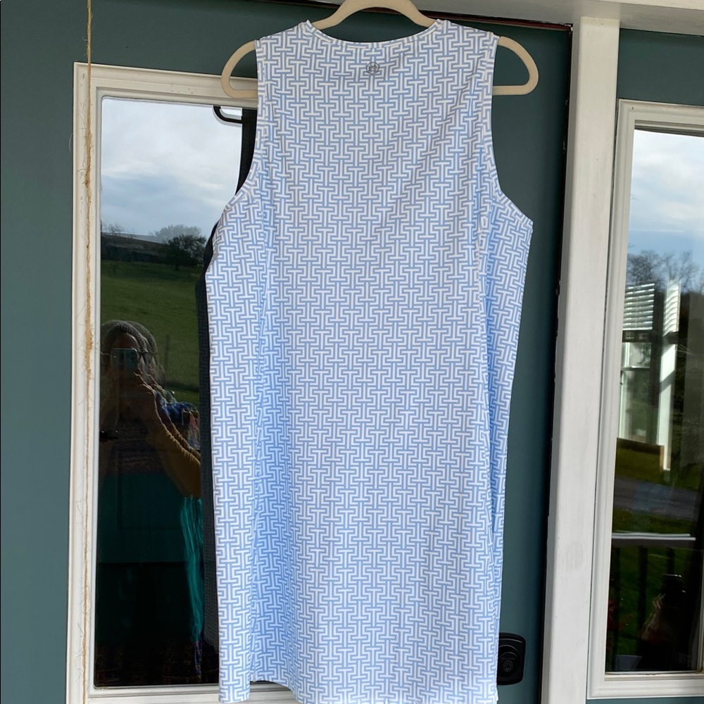 Southern tide Blue Geo-Print Shift Dress - Picture 5 of 7
